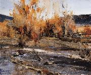 Nikolay Fechin Landscape in New Mexico oil